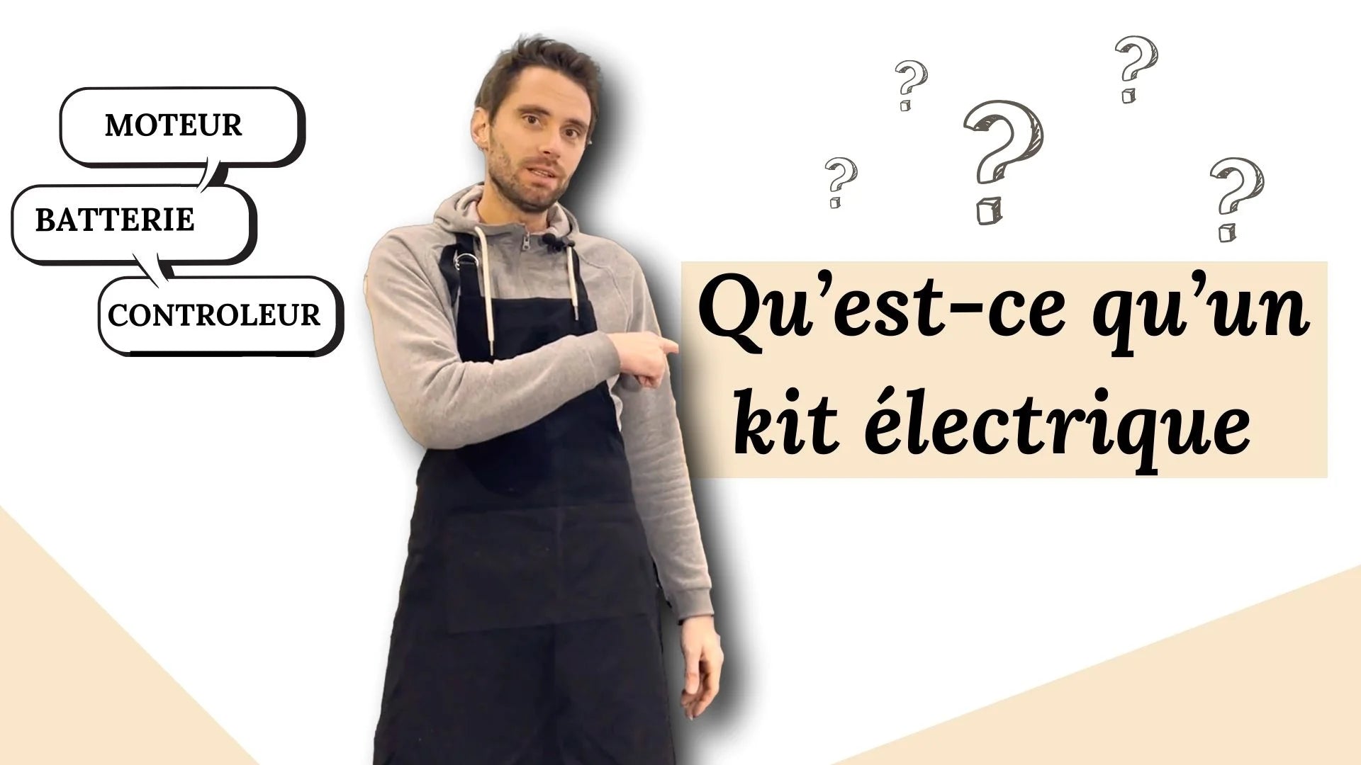 Charger la vidéo : Qu&#39;est ce qu&#39;un kit électrique pour vélo ? Vidéo explicative