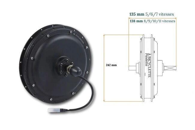 moteur électrique vélo 1000 W