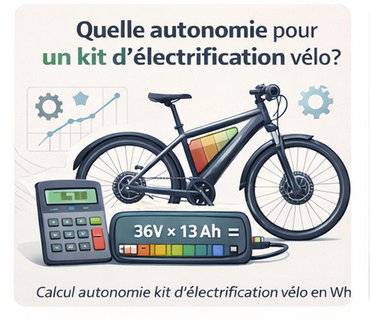 autonomie kit électrification pour vélo