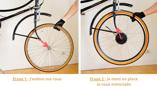 vélo électrique pas cher avec kit de conversion électrique - à bicyclette Paulette