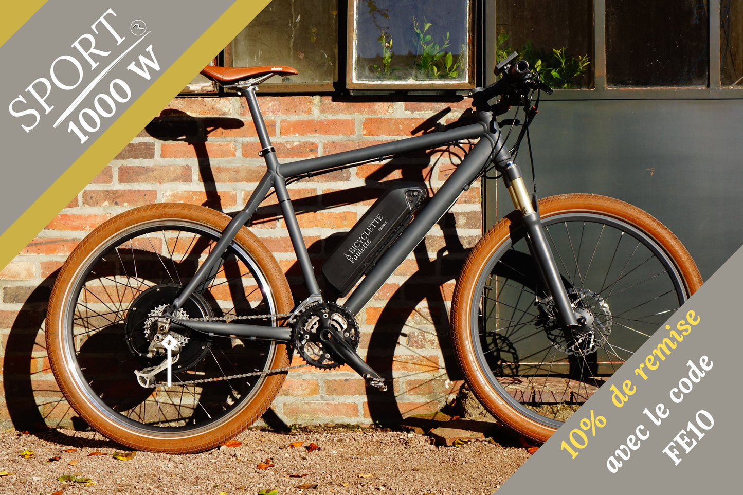 KIT VÉLO ÉLECTRIQUE 1000 W - SPORT