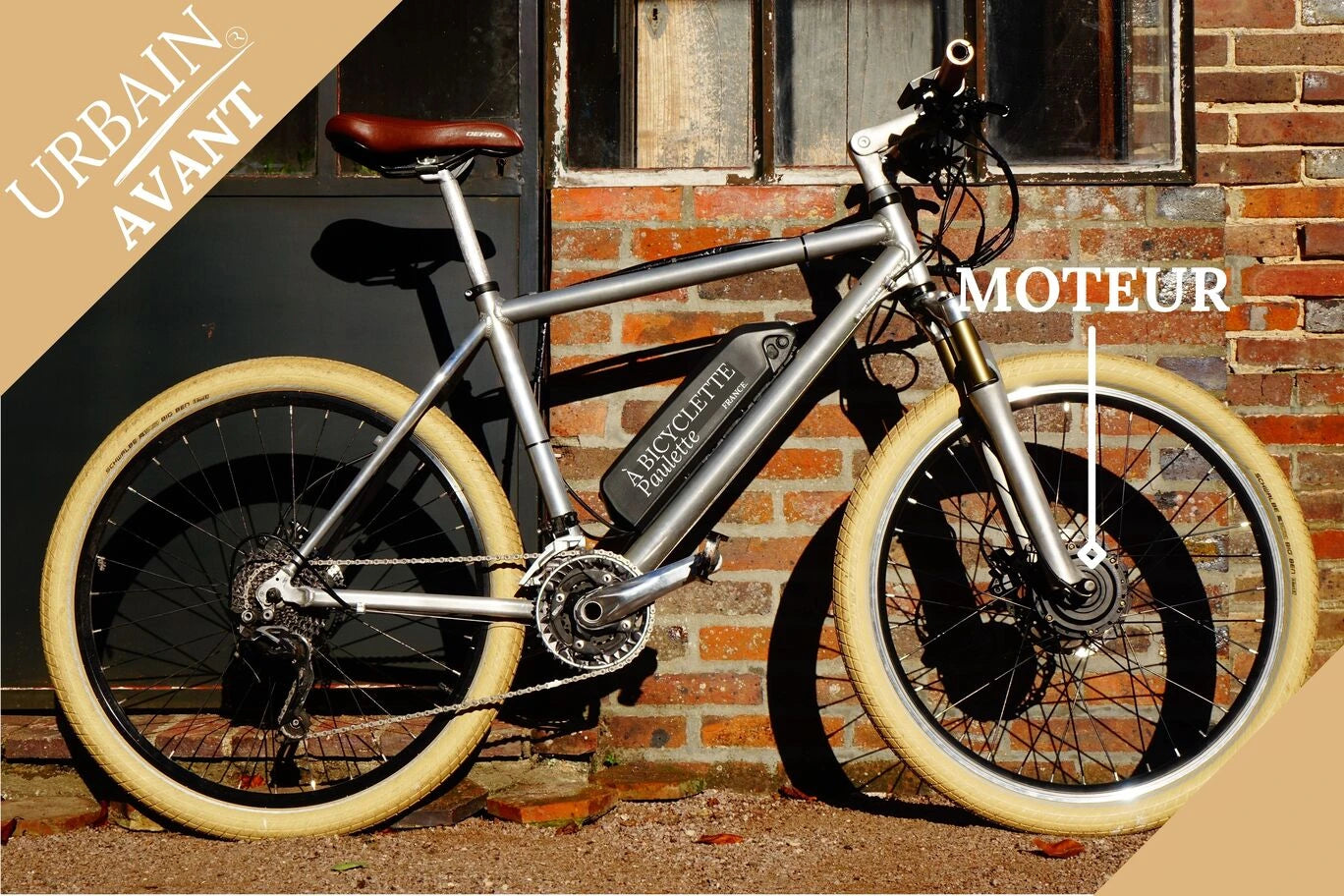 kit vélo électrique 250 W batterie roue avant - à bicyclette Paulette