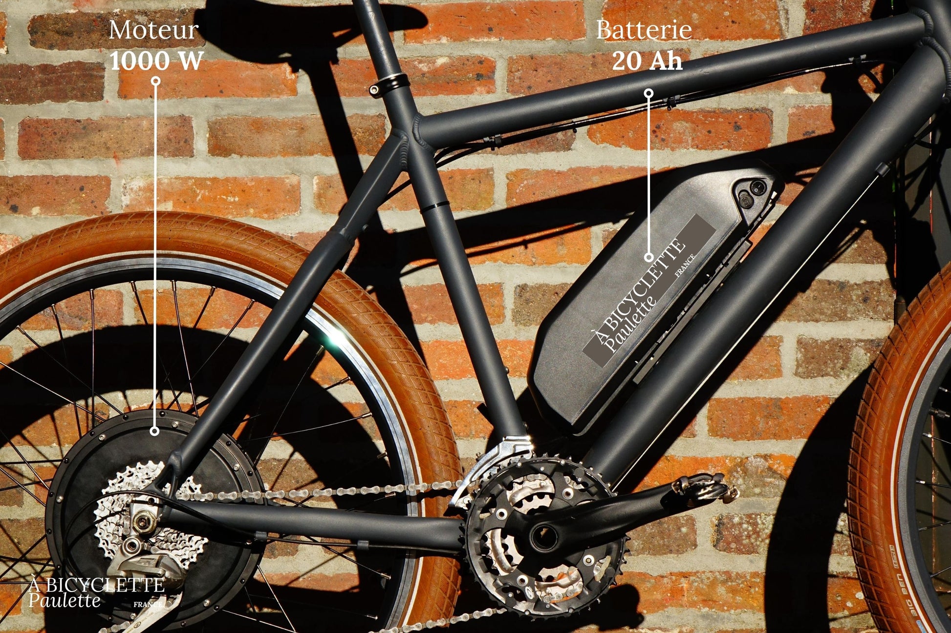 KIT VÉLO ÉLECTRIQUE 1000 W VERSION SPORT – à bicyclette Paulette