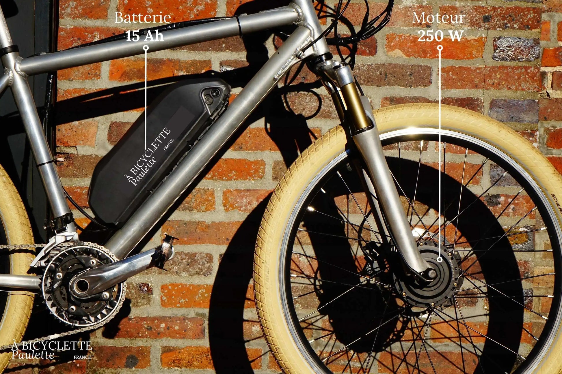 kit électrique pour vélo 250 W - à bicyclette Paulette