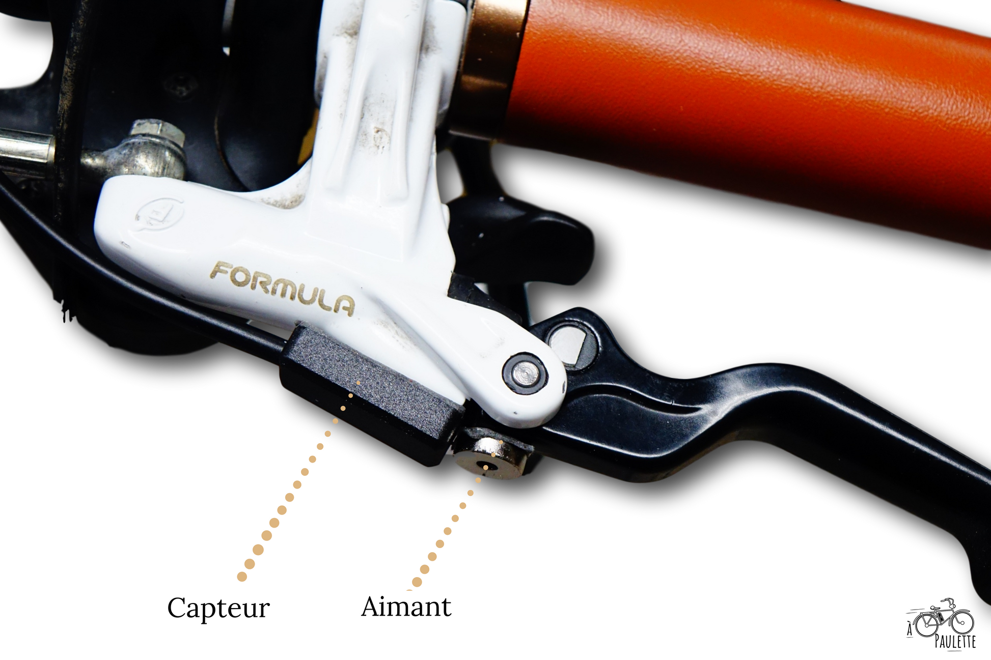 Frein a coupure pour velo et kit electrique a bicyclette Paulette