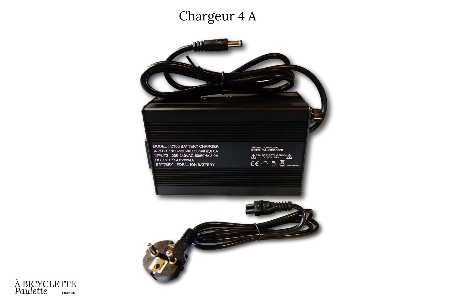 chargeur batterie vélo 48 V 4 A